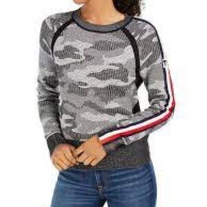 Tommy Hilfiger Women's Camo Jacquard Sweater